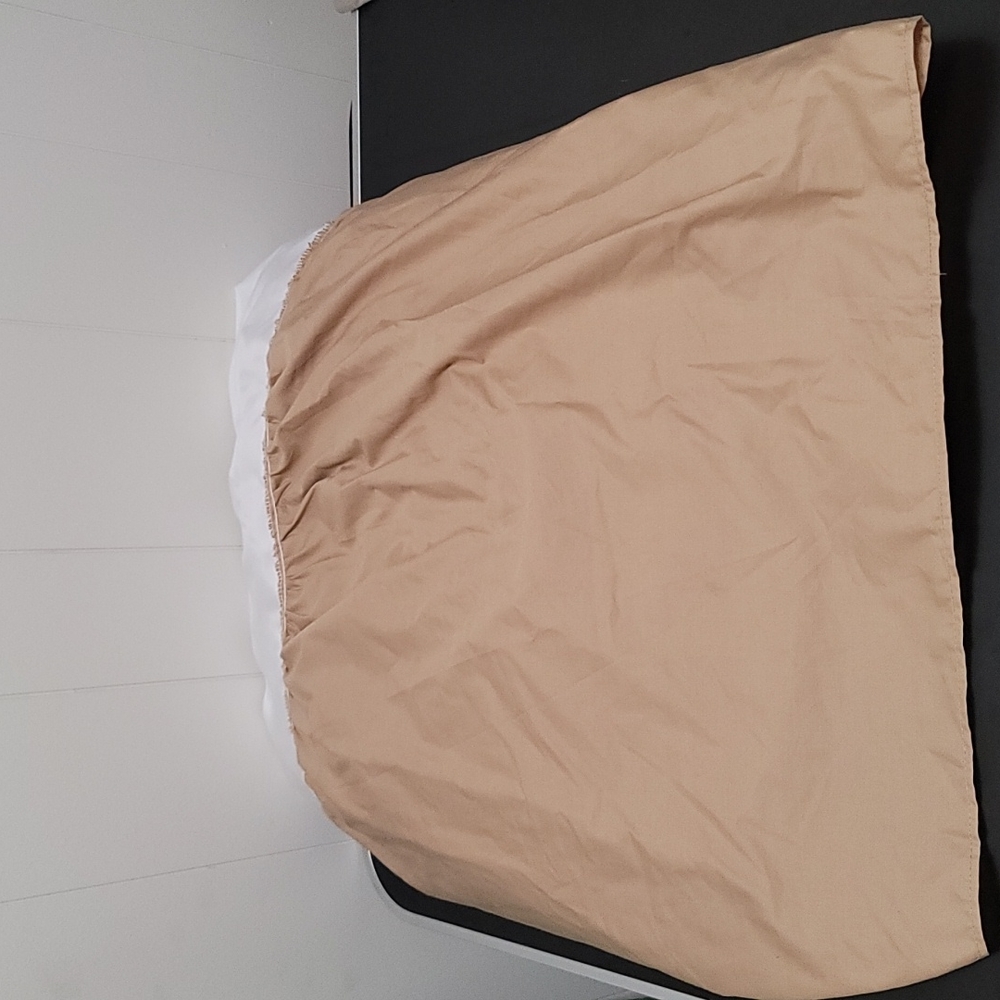 Beige King Size Bed Skirt